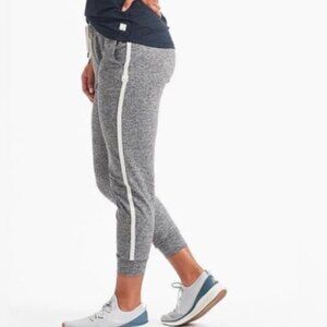 Vuori Performance Jogger Heather Gray Natural Stripe | Size XS